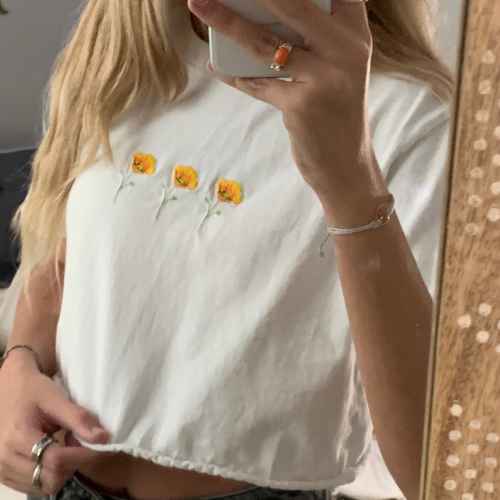Brandy Melville Cropped Tee